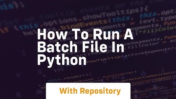 how to run a batch file in python