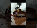 Shantui Bulldozer vs Deep Mud! 🚜💪 #shorts #tractor #viralshorts #truck #shantui #bulldozer #heavy