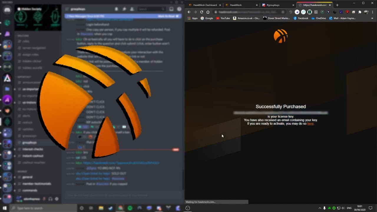 Hawkmesh Live Cop - A Hidden Society Groupbuy