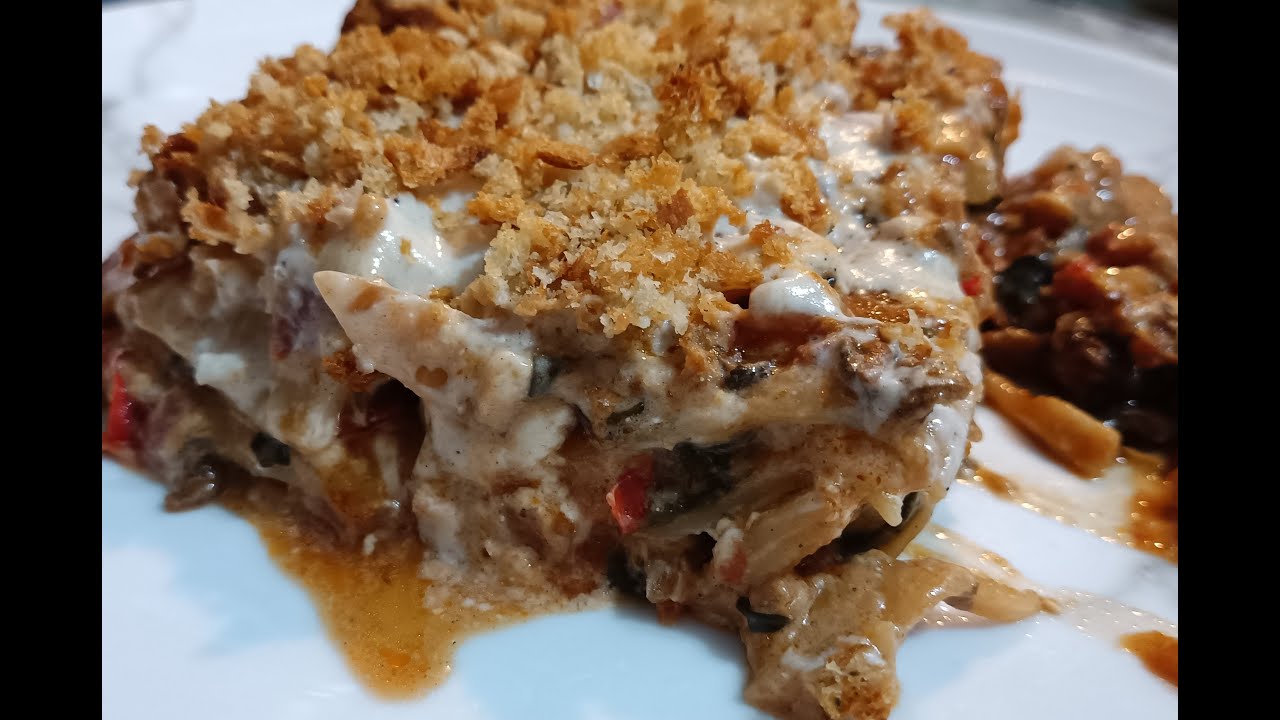 Bell Pepper & Goats Cheese Lasagne Recipe New / Inexperienced