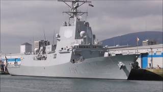 Spanish Warship F 104 SPS Mendez Nunez in Belfast
