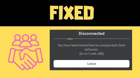 Easy Fix for Roblox Error 268: Kicked Due to Unexpected Client Behavior