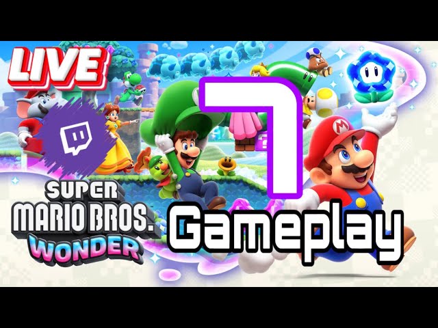🔴LIVE- Super Mario Bros Wonder is a great game 
