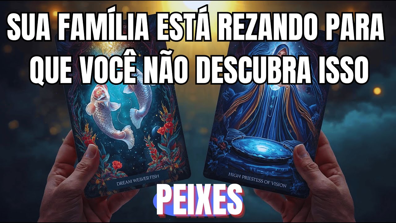 PEIXES: ♓🚨😳 ALGUÉM NA SUA FAMÍLIA ESTÁ REZANDO PARA QUE VOCÊ NÃO DESCUBRA ISSO 🔮 O TARÔ REVELA!