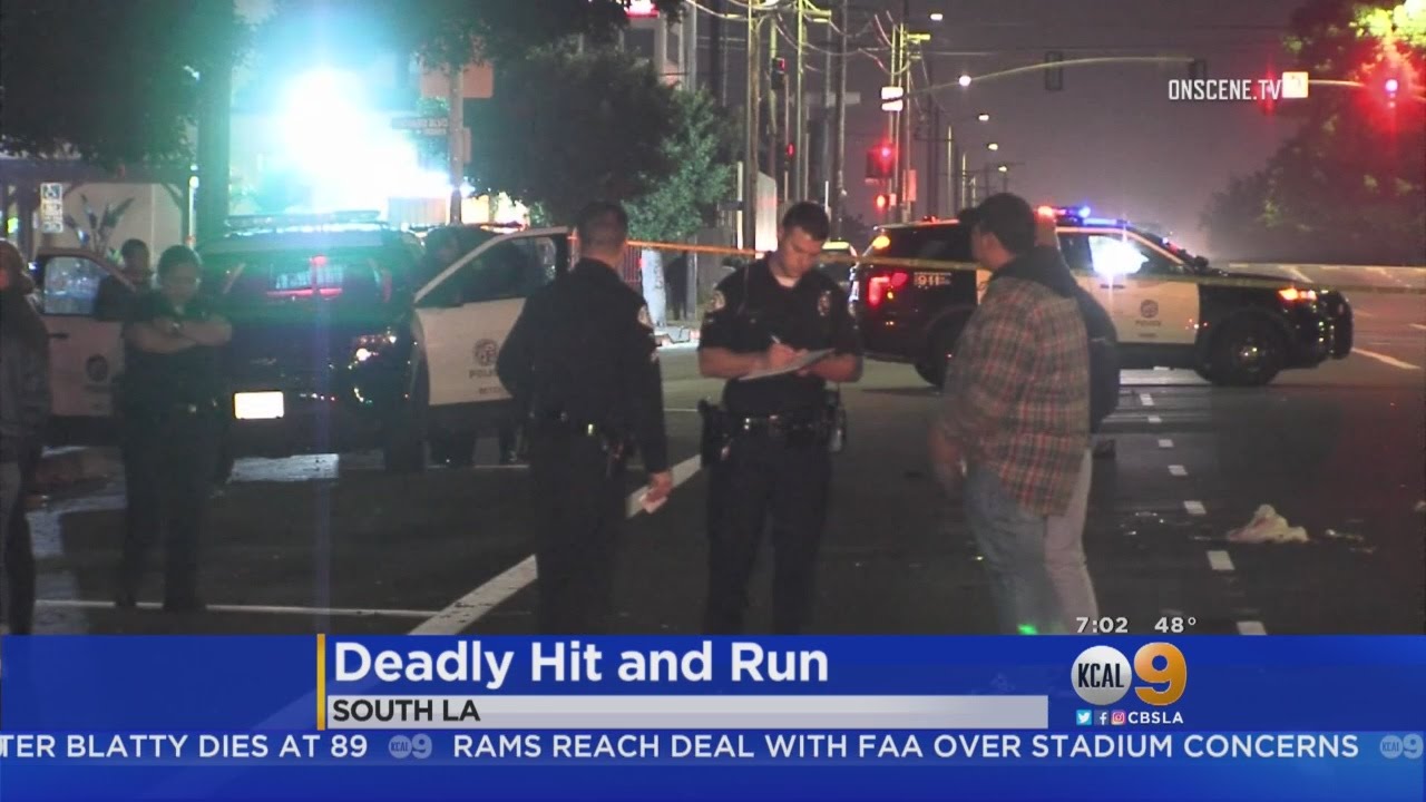 Man Killed In Hit-And-Run In South LA - YouTube