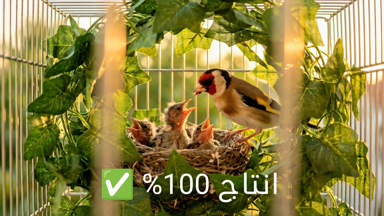 ​الدليل الشامل لإنتاج الحسون (المقنين) في القفص: من التجهيز إلى الفطام (2026) 