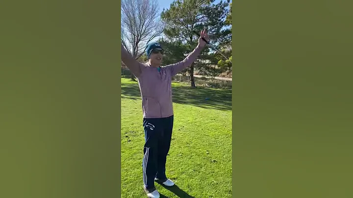James Wadman on the green