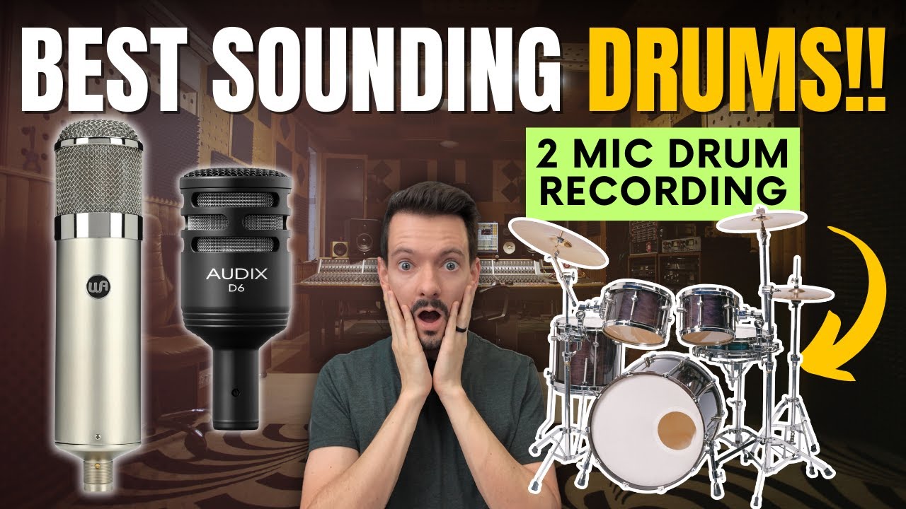 The BEST 2 Mic Method | Drum Recording Techniques