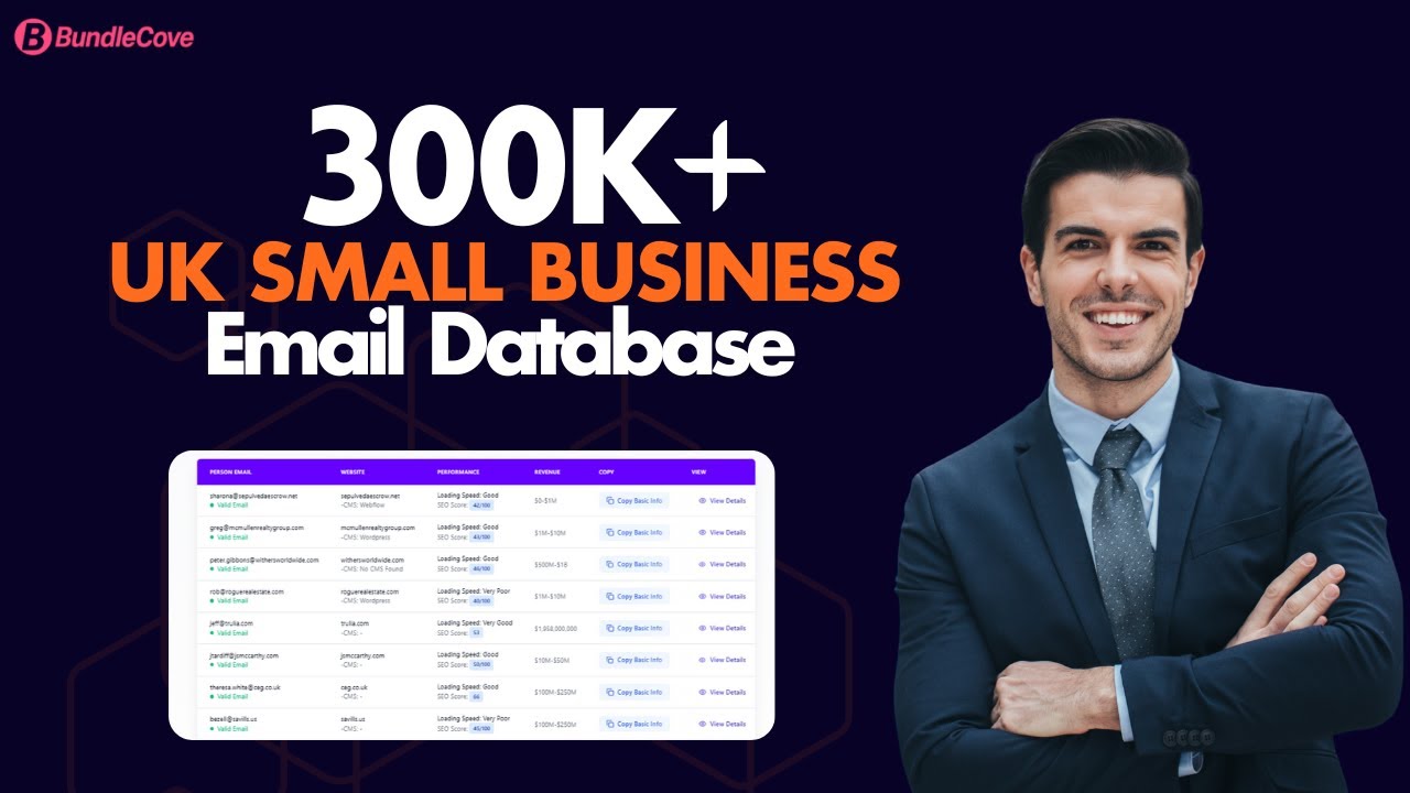 300K+ UK Small Business Email Database | Verified B2B Leads for Marketers 🚀