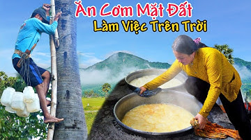 Làm đường thốt nốt thủ công của người CAMPUCHIA nổi tiếng bảy núi An Giang