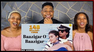 African Friends Reacts To Baazigar O Baazigar VIDEO SONG | #ShahrukhKhan & Kajol | 90's Love  Song