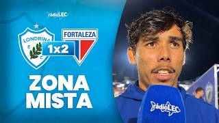 VEJA O QUE OS JOGADORES FALARAM APÓS LONDRINA 1X2 FORTALEZA | ZONA MISTA RÁDIO LEC