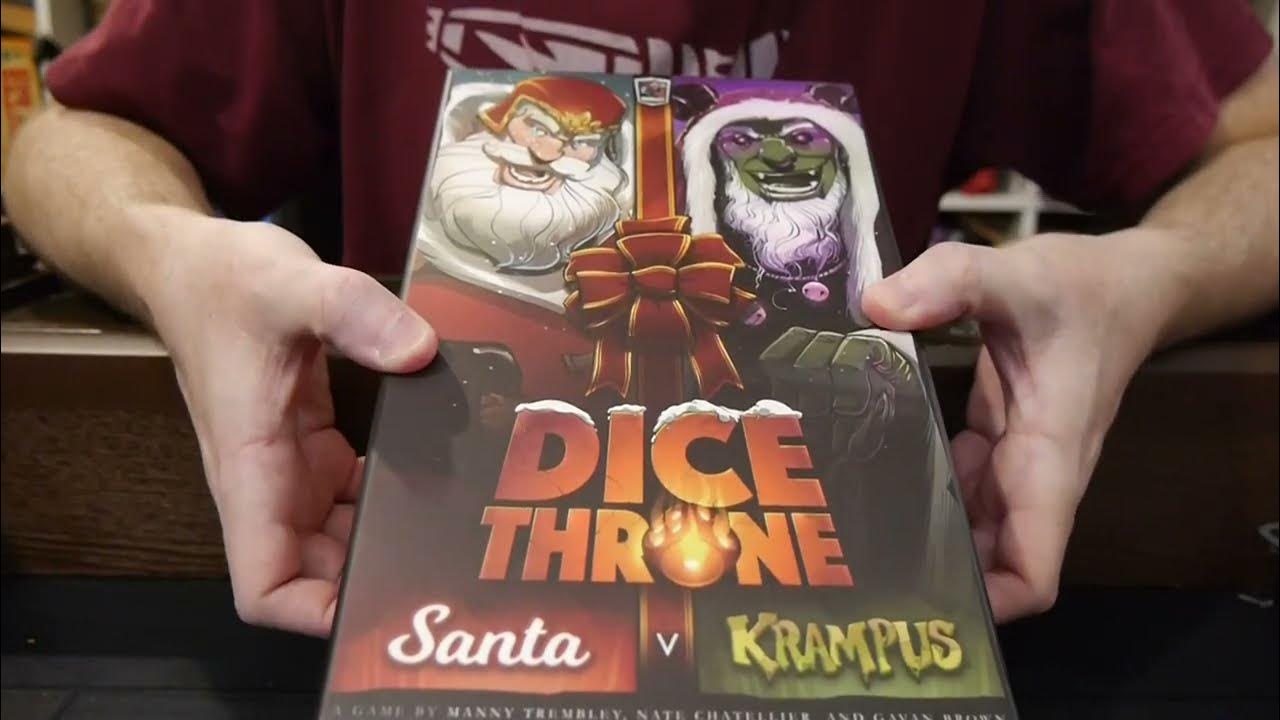 Unboxing Dice Throne Santa v. Krampus YouTube