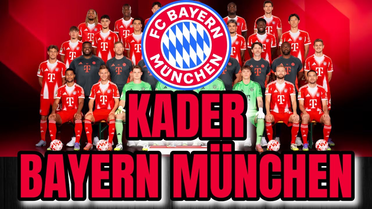 Bayern München Bundesliga Kader Übersicht Saison 2025/2026