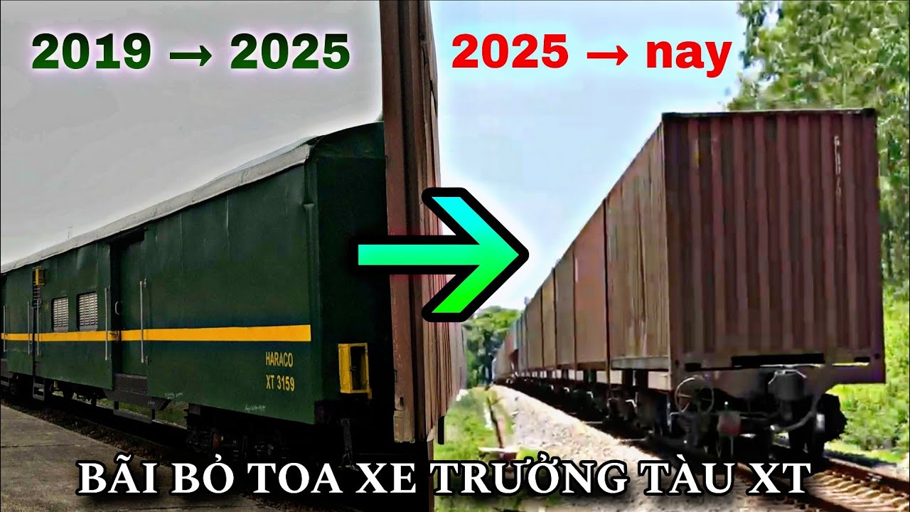 TÀU HÀNG NHANH CHÍNH THỨC BỎ TOA XT TRƯỞNG TÀU 