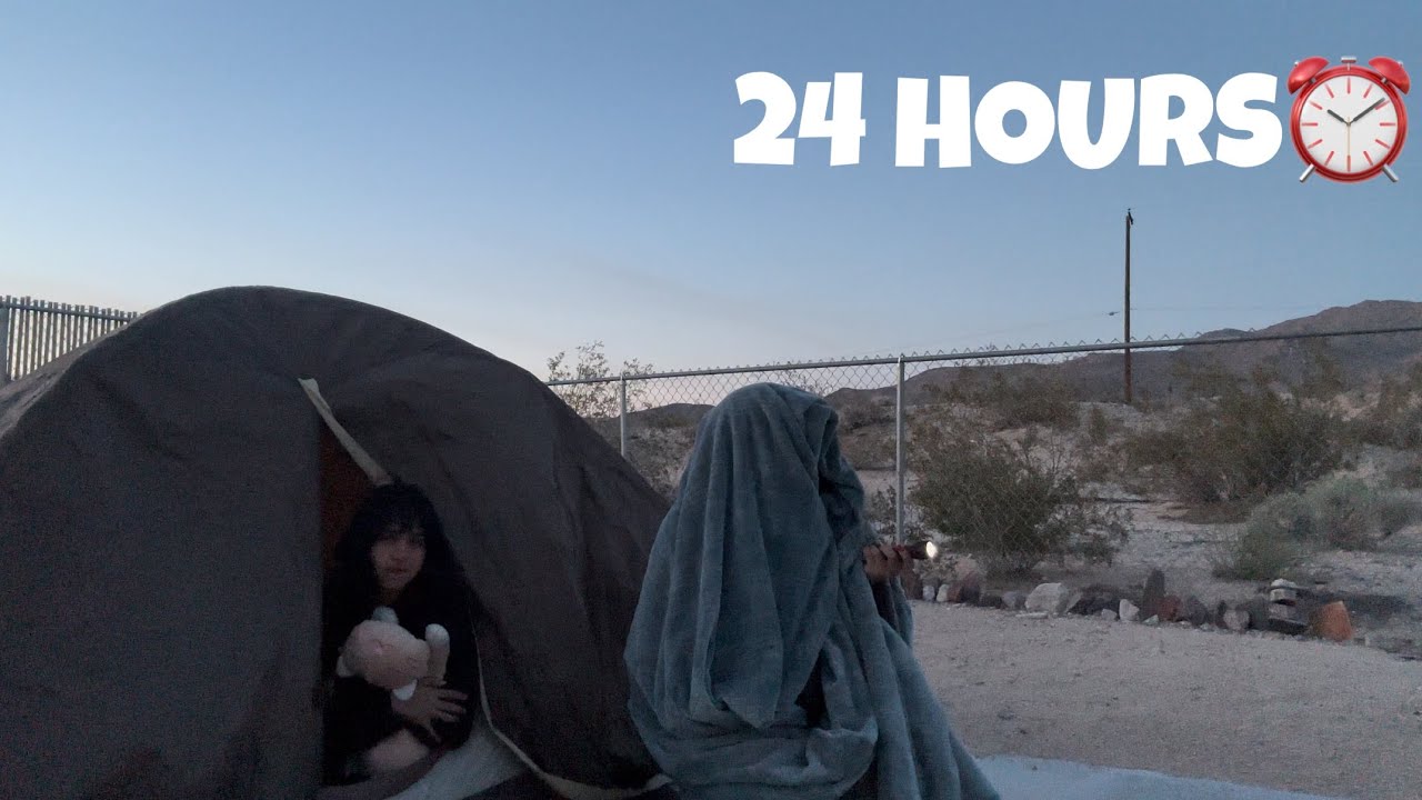 WE SURIVIVED 24 HOURS IN THE WILDERNESS!!!😱🏕️ - YouTube