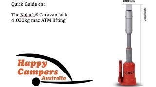 Quick Guide on the Kojack Caravan Jack