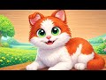 Meow Meow Billi😻|Fanny Cat Song| Learn Animal Sounds|latest Meow meow song 11