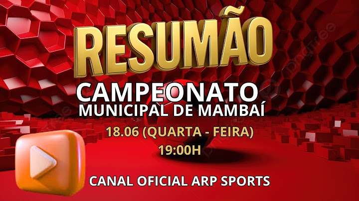 RESUMÃO DO CAMPEONATO MAMBAIENSE - PROGRAMA ESPECIAL