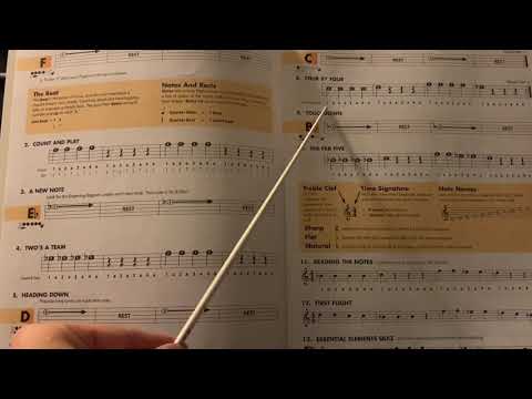 Beginning Band Essential Elements p.4-5 play along