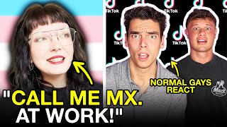 This "non binary" girl's meltdown is BEYOND PARODY (so dumb!)