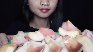 ASMR MAKAN APEL BEKU