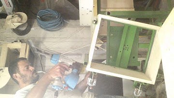Beehive assembly jig in use