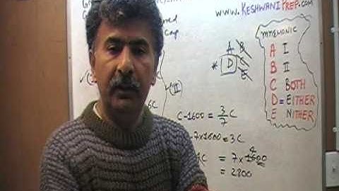 GMAT Data Sufficiency Day 27 p275 Official Guide 12th Edition - KeshwaniPrep.com