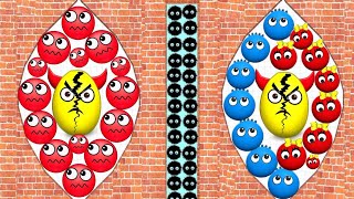 😂 🌈 Beat 3×3 Player Game Hungry Balls 2048 vs Hide Balls vs Draw to smash Gameplay part 214 screenshot 1