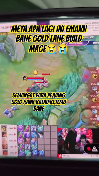 BANE EMANN GOLD LANE BUILD MAGE #mlbb #shorts
