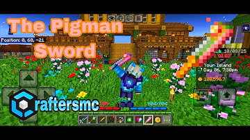 I am making The Pigman Sword in Minecraft Craftersmc Sky block