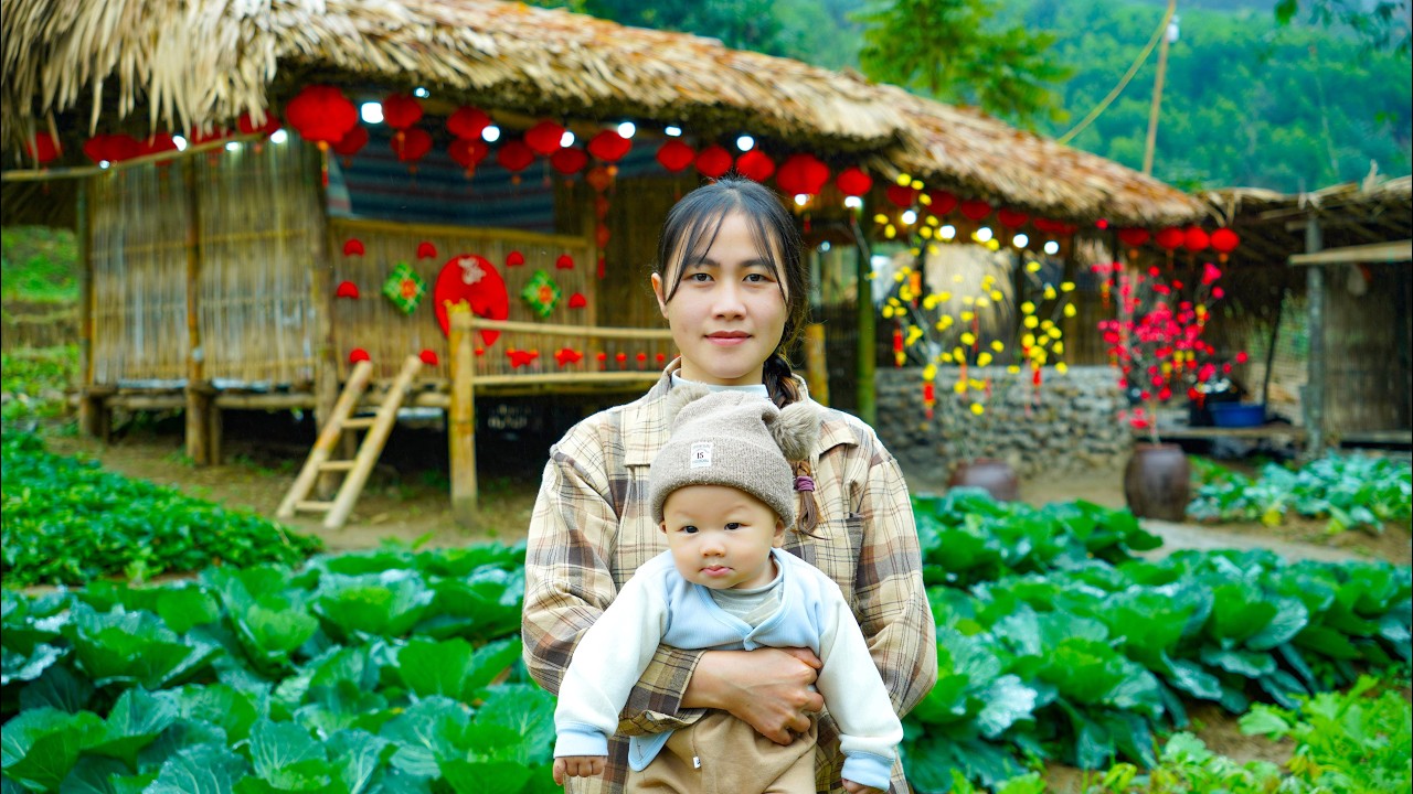 180-Day Journey of a Single Mother Harvesting and Building a New Life with Her Child | New Future