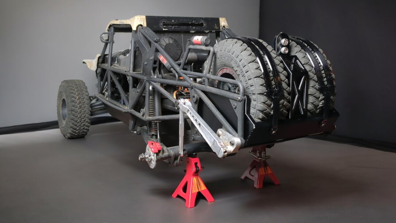 Losi Hammer Rey | Vertical Tire Carrier Install | 3DPD - YouTube