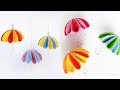 フェルトで作る簡単＆かわいい傘の作り方 | DIY Easy Felt Umbrella Wall Hanging Decoration