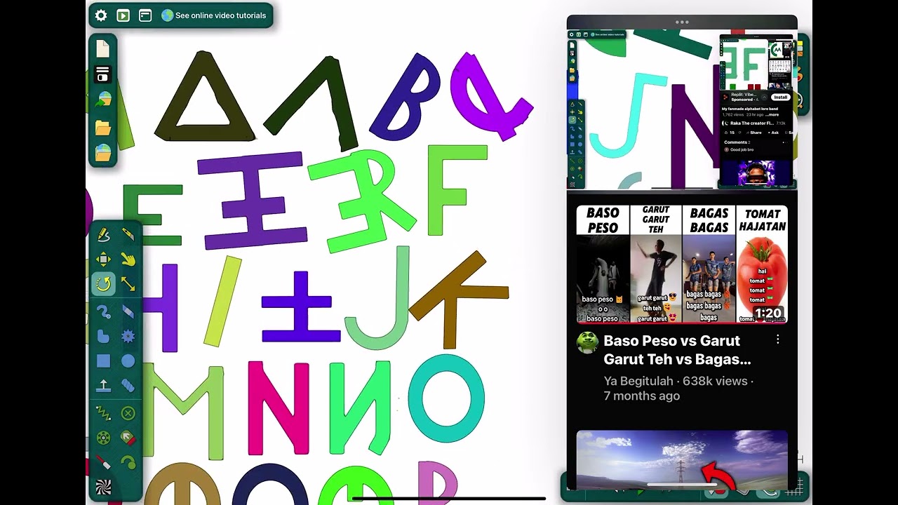 Unifon alphabet band 2 (algodoo)