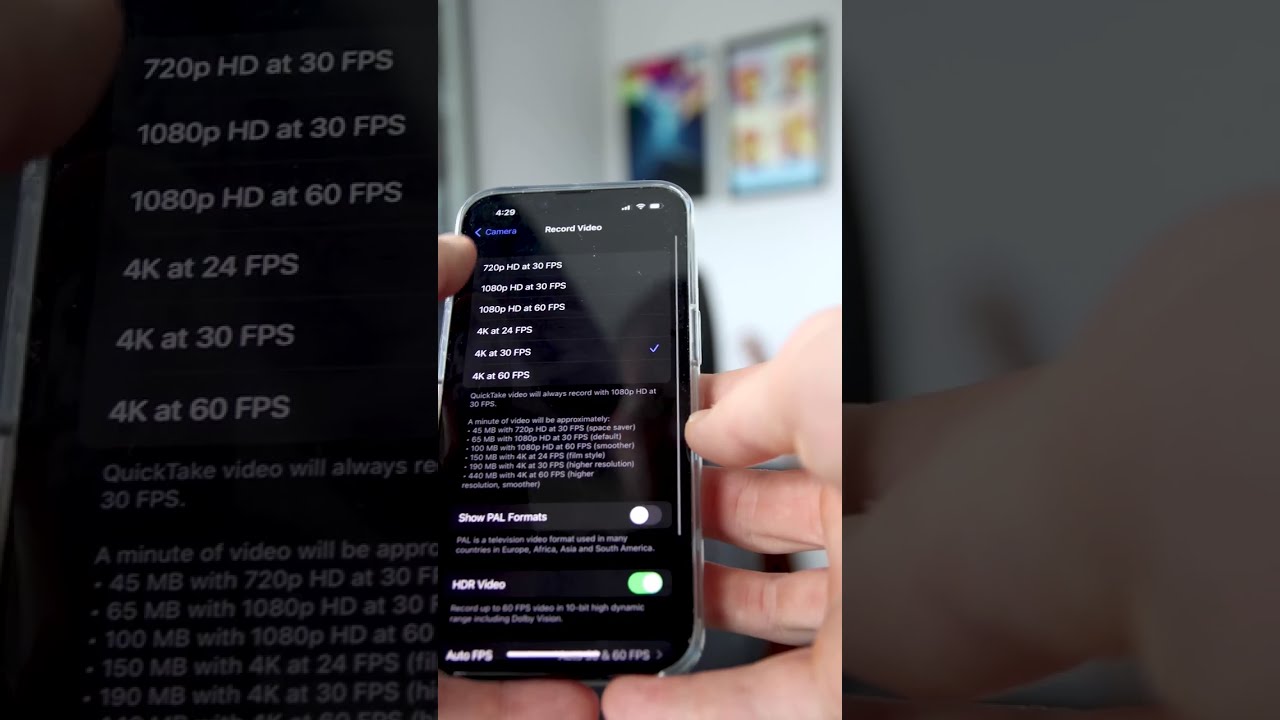 Advanced Camera Settings On The Iphone 13 Pro Max