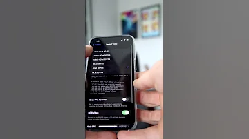 Advanced Camera Settings On The Iphone 13 Pro Pro Max 