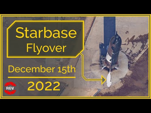 SpaceX Starbase, Tx Flyover