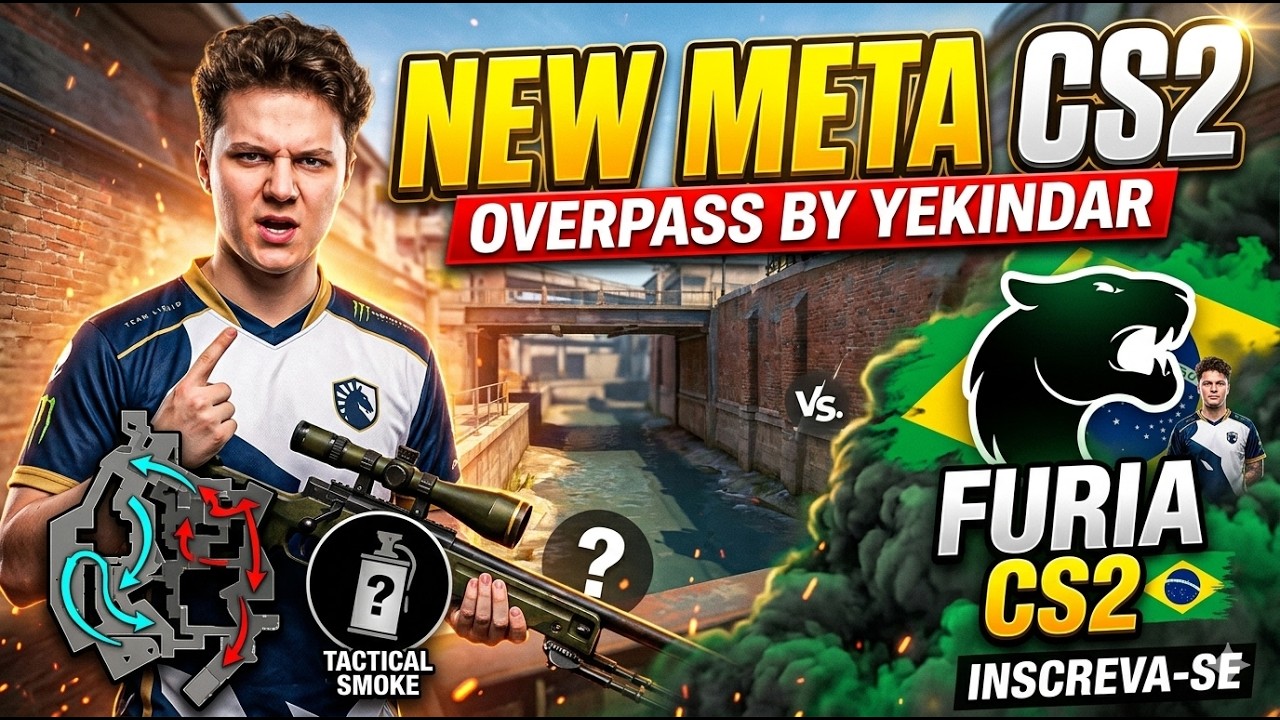 NEW META CS2 OVERPASS BY YEKINDAR - FURIA CS2 - YouTube