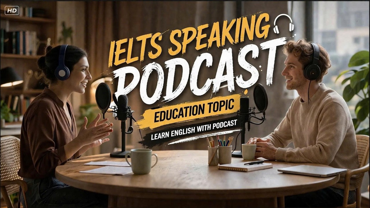 (30-Minutes ) IELTS Speaking Podcast 🎧 Education Topic | Learn English ...