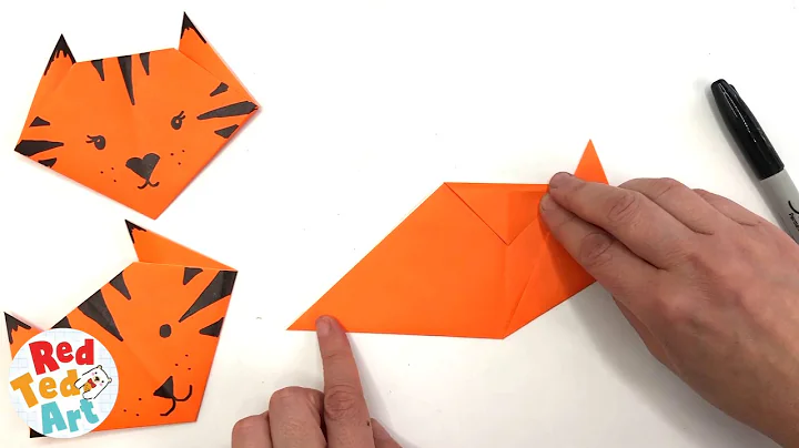 Easy Tiger Origami - Learn how to make an easy Origami Tiger Face