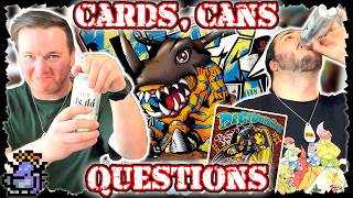 DIGIMON STICKERS! [CARDS, CANS & QUESTIONS] Feat. @NichiNoUchuu  #Digimon