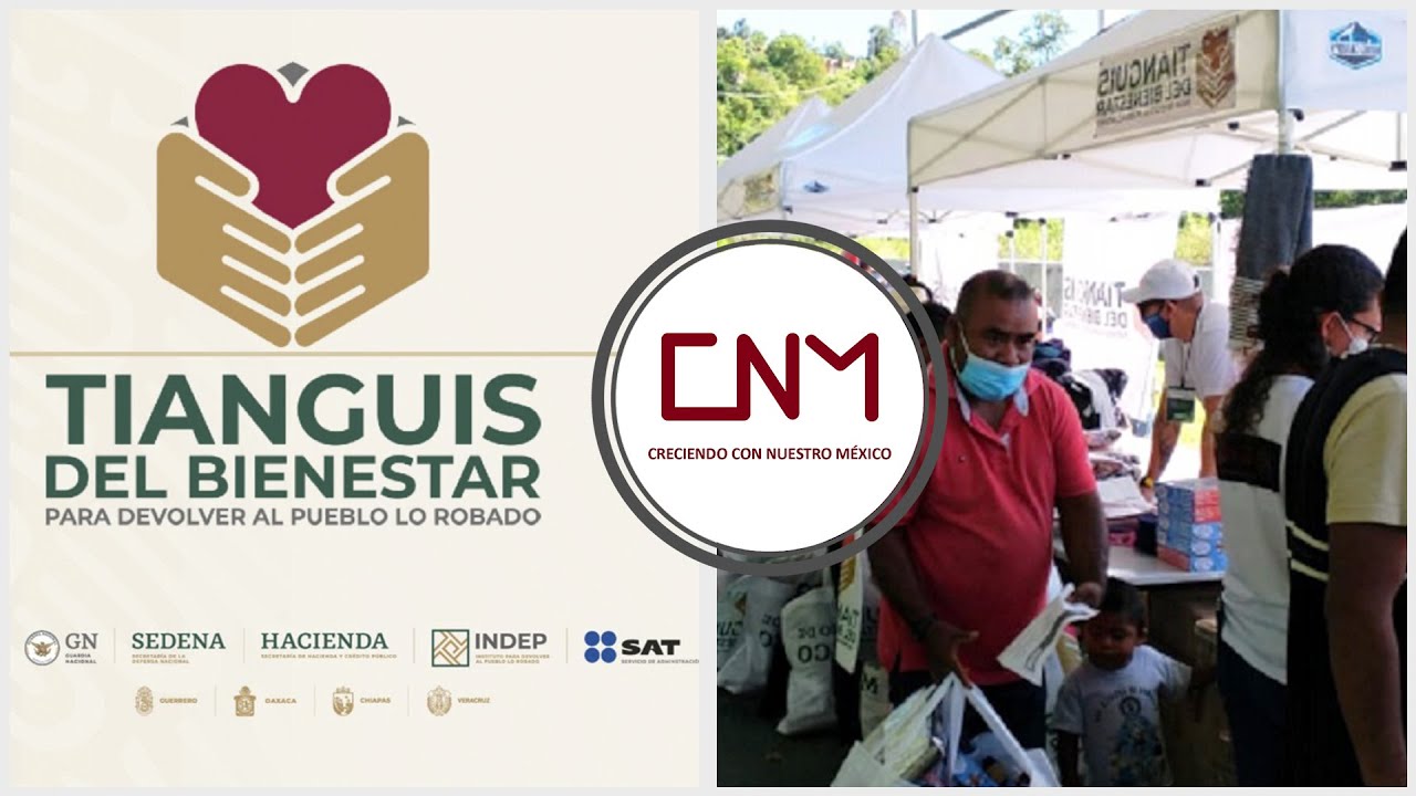 Así comienza el tianguis del bienestar en los Estados de Oaxaca, Chiapas y Veracruz.