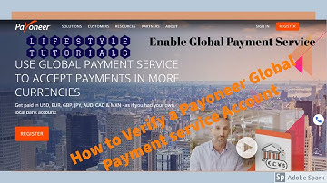 How to Verify a Payoneer Global Payment service Account[Enable Global Payment Service]