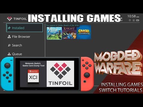 Switch Tutorials #2 Installing Games (.XCI .NSP) Game Card Backups