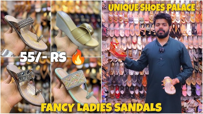 Fancy Ladies Sandals 65/- Rs  Ladies Chappal Wholesale Market