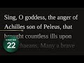 The Iliad | Ch. 22 | Read-Along Audiobook