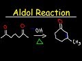 Aldol Addition Reactions, Intramolecular Aldol Condensation Reactions, Retro Aldol & Cross Aldol Rea