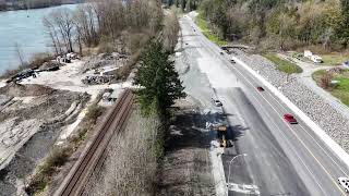 HWY #7 WB 260405 Drone