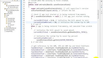 Android Development Tutorial #25   onCreate method